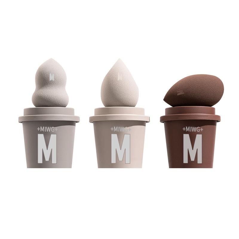 Beauty makeup egg makeup coffee cup beauty makeup egg makeup powder puff super soft do not eat powder genuine Li Jiaqi recommended