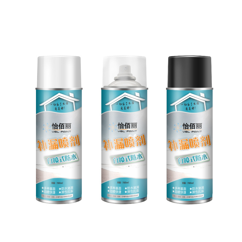 Waterproof spray generation ground roof polyurethane special material transparent waterproof coating glue self-spraying plugging King