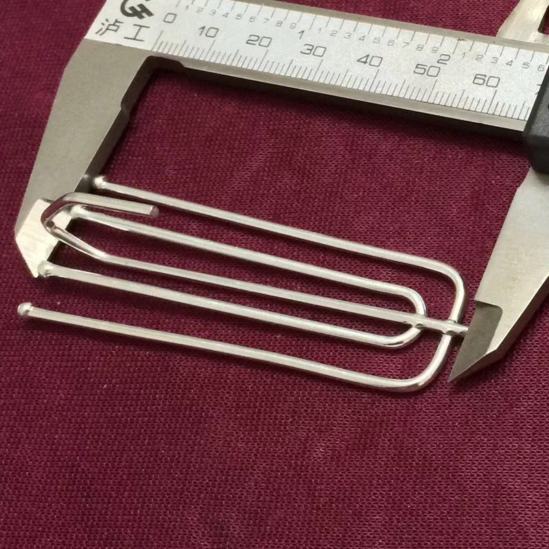 Curtain hook stainless steel four claw hook accessories hook Korean pleated curtain four fork hook pointed hook curtain lifting hook