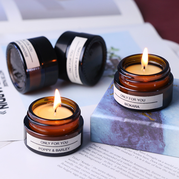 Spot fragrance fragrance candle soybean wax coconut wax fragrance candle try fragrance Cup hand gift box candle lamp