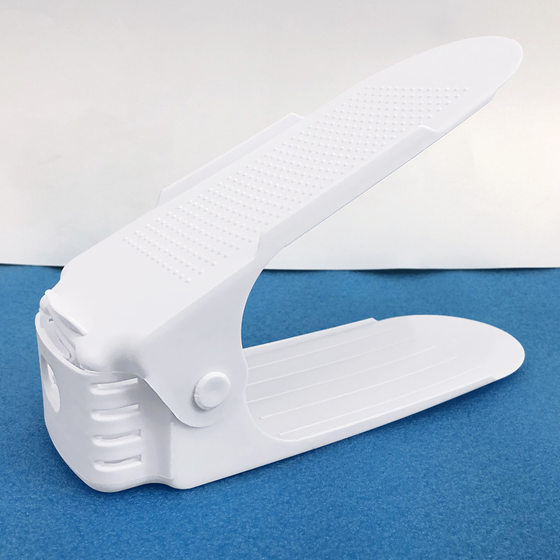 Double-layer Shoe Holder DIY Storage Rack Space-saving Shoe Cabinet Three-step Adjustable Shoe Rack Plastic Finishing Storage Rack