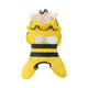 Puppy raincoat four-legged waterproof all-inclusive Teddy poncho pet rainy day clothes Small Medium dog Bixiong Bomei