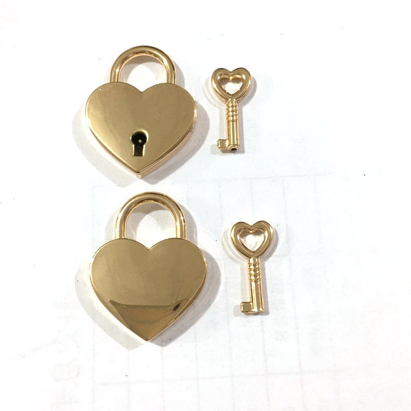 金属愛心ロックバッグ桃ハート型ロックバッグ工具ロックバッグアクセサリー桃心ロック|undefined