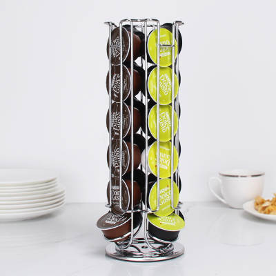 Coffee Capsule Storage Rack Electroplated Iron European Style Coffee Machine Display Storage Rack Coffee Rack Simple Home Office