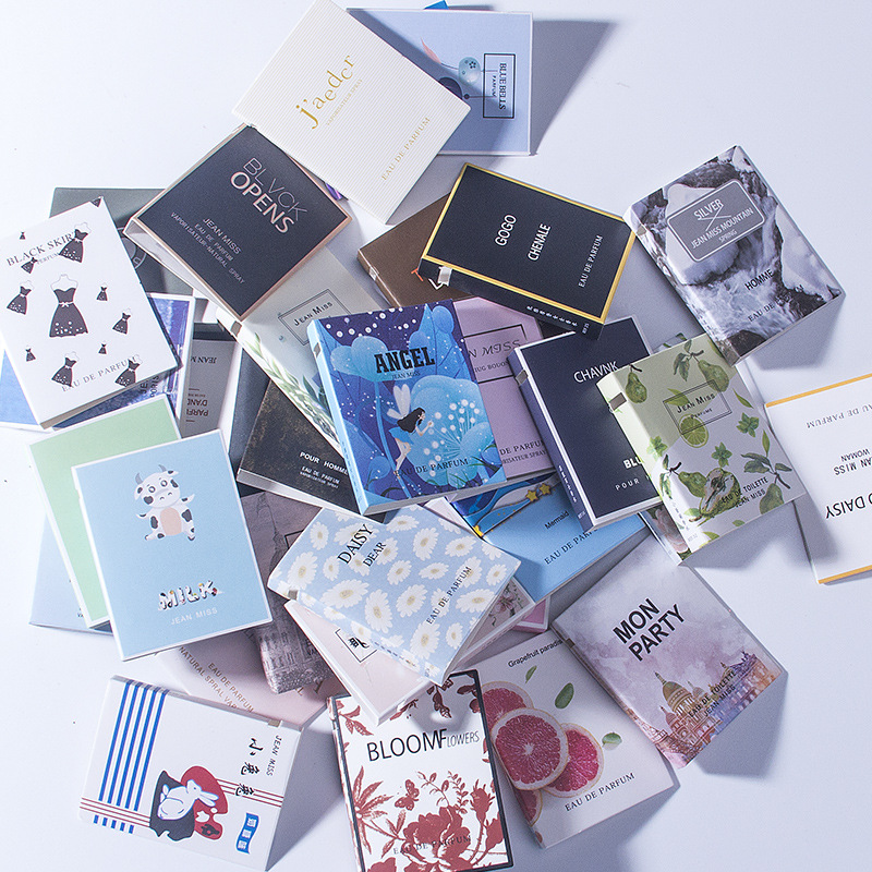 Explosions 2ml Small Town Yixiang Portable Card Sample Perfume Men's and Women's Trial Clothes Student Lasting Eau De Toilette