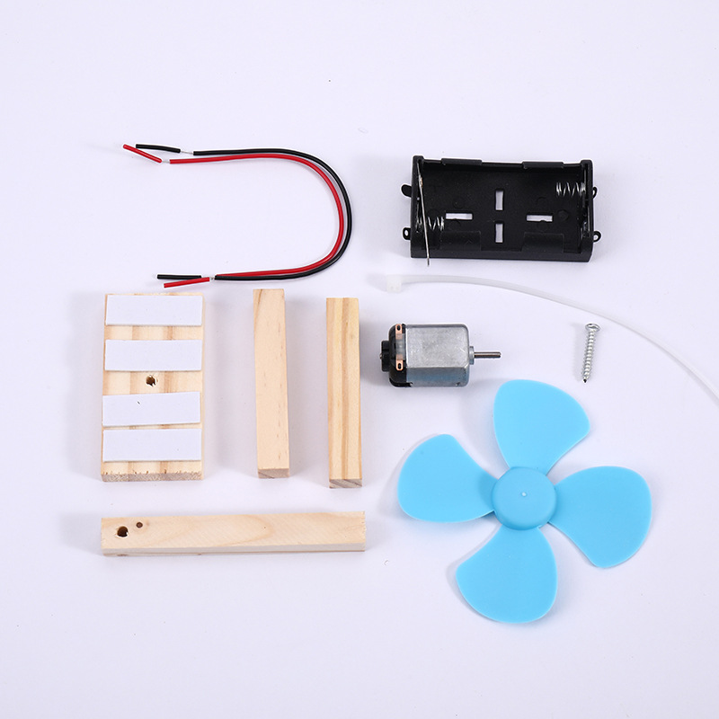 Elementary school physics science experiment toy assembly material suit technology small production simple diy electric small fan
