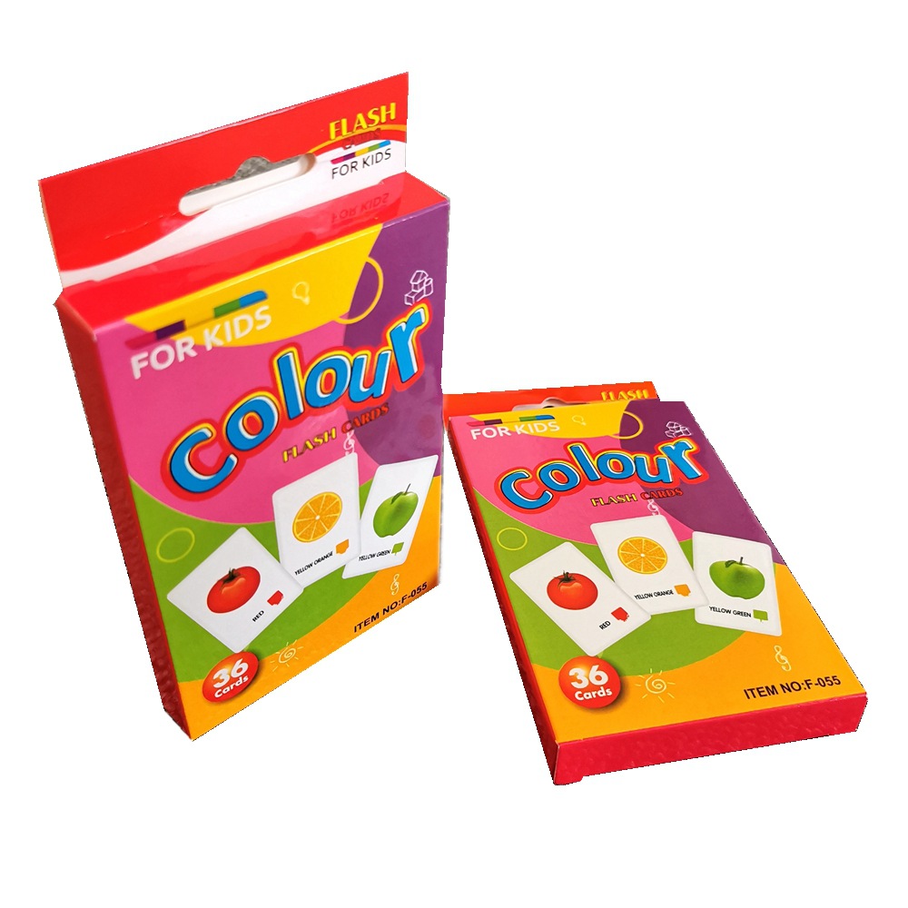 Teaching Aids Shape Children's Early Education Flash Card Color Animal Cognition FlashCards Enlightenment Toys Teaching Tear Resistance