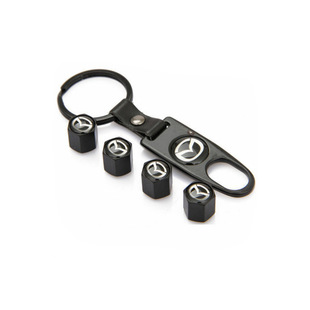 Neutral Car Valve Cap, Tire Valve Core Cap, Modified Tire Valve, Personalized Car Logo, 4-pack