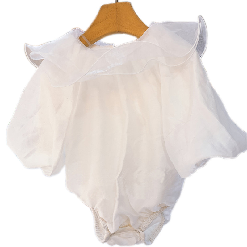 Autumn ins Newborn Baby Ha Clothes Summer Dress Cute Fart Siaman Female Princess Internet Popular Baby Full Moon Hundred Days