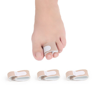 Day and night use men's and women's finger finger divider fitting bandage overlapping thumb eversion wearing cloth strip middle toe stretcher