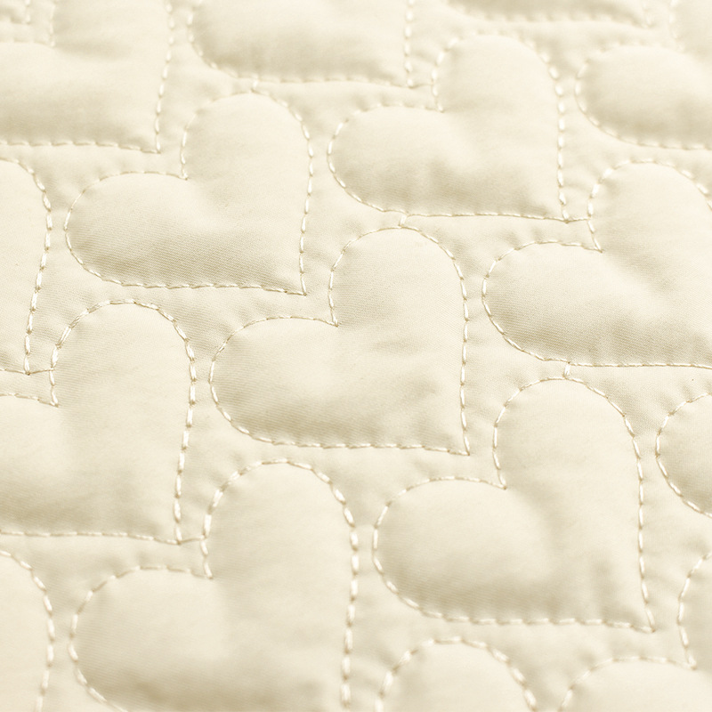 Embroidered Fabric Quilting Chunya Textile Fabric Embroidered Cotton Clothes Pleated Cotton Love Quilting Home Textile Computer Quilting Embroidery Factory