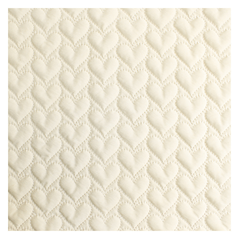 Embroidered Fabric Quilting Chunya Textile Fabric Embroidered Cotton Clothes Pleated Cotton Love Quilting Home Textile Computer Quilting Embroidery Factory