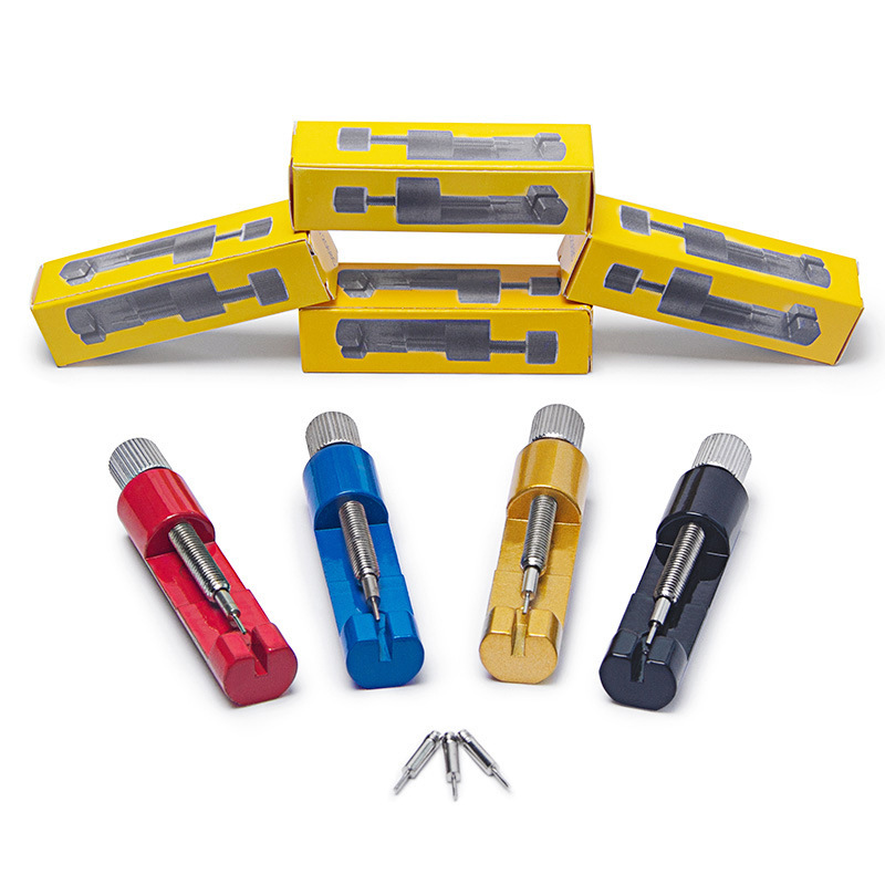 2068C Watch Belt Remover with Box 3-pin Bracelet Removal Metal Watch Remover Watch Band Remover Watch Adjuster Watch Repair Tool