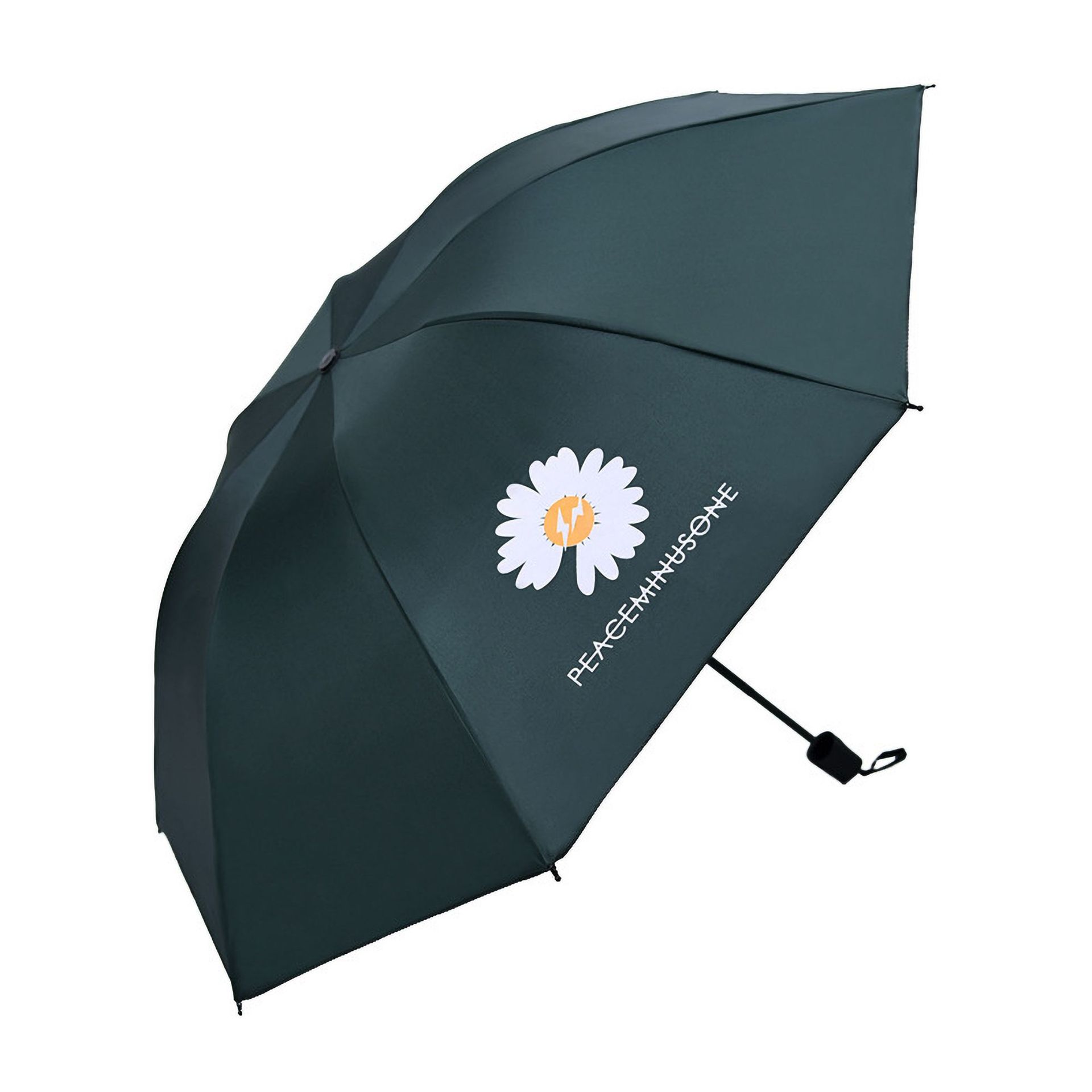 Full-automatic fruit umbrella three-fold UV-proof Daisy thickened vinyl umbrella UV bear sun umbrella