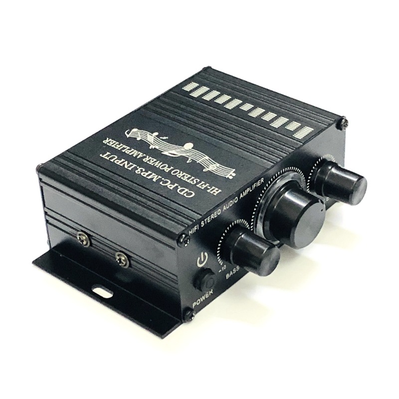 12V car motorcycle computer Mp3 Mini small power amplifier car home engineering voice amplifier neutral