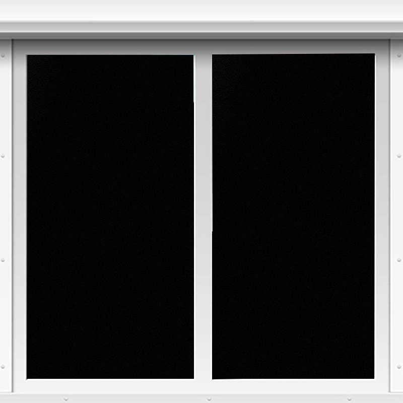 Black Glass Sticker Window Sticker Self-adhesive Sunscreen Shading Heat Insulation Household Toilet Window Shading Light Film