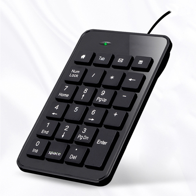 Spot wholesale wired small numeric keyboard accounting financial supermarket digital USB keypad e-commerce supply