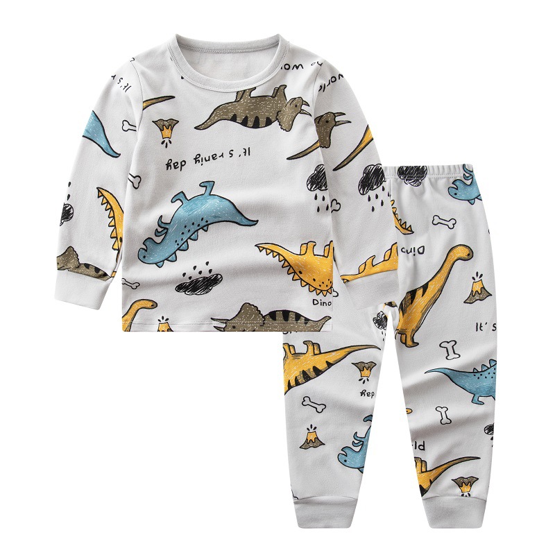 Spring and autumn children's clothing generation children's cotton thermal underwear set boys and girls autumn clothing autumn pants home clothing wholesale