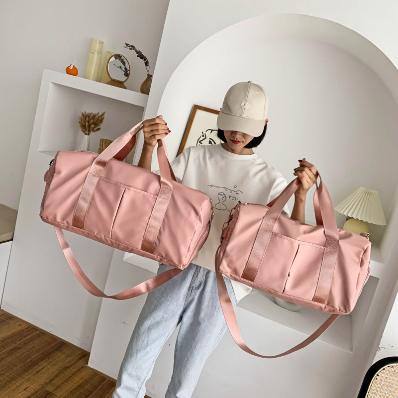 Factory wholesale shoes dry and wet separation sports bag female LOGO yoga gym bag large capacity short distance travel bag