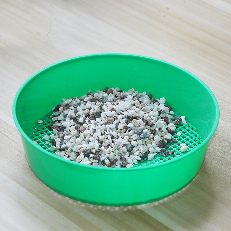 Soil sieve thickened plastic gardening soil sieve seedling tool mesh sieve planting filter particles Earth stone sand wholesale
