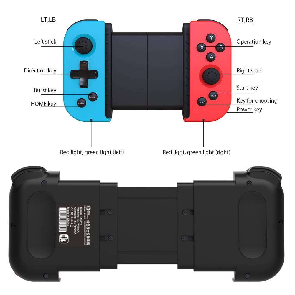 Mingpin left and right stretch game handle mobile phone Switch Bluetooth wireless V3 direct play slam dunk master chicken artifact