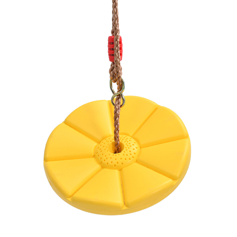 Red House Amazon Leisure outdoor indoor climbing hanging plate plastic disc octagonal petals children swing