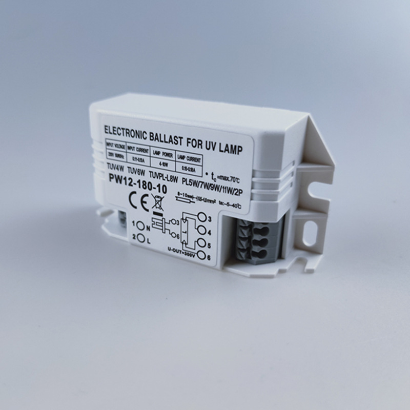 UV photooxidation photolysis lamp UV ozone disinfection germicidal lamp electronic ballast PW12-180-10W waste treatment