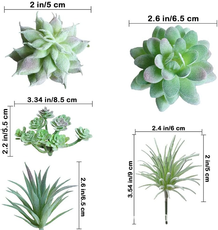 ミニチュア人工多肉植物小さな花インサートアクセサリー偽のプラスチックの花装飾鉢植え|undefined