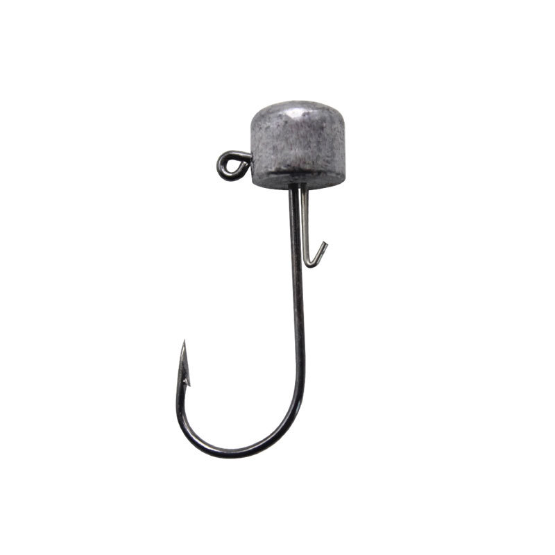 2.5g/3.5g/5g/6g nude mushroom head NED lead hook wild fishing black pit bass Luya hook Soft Bait Hook