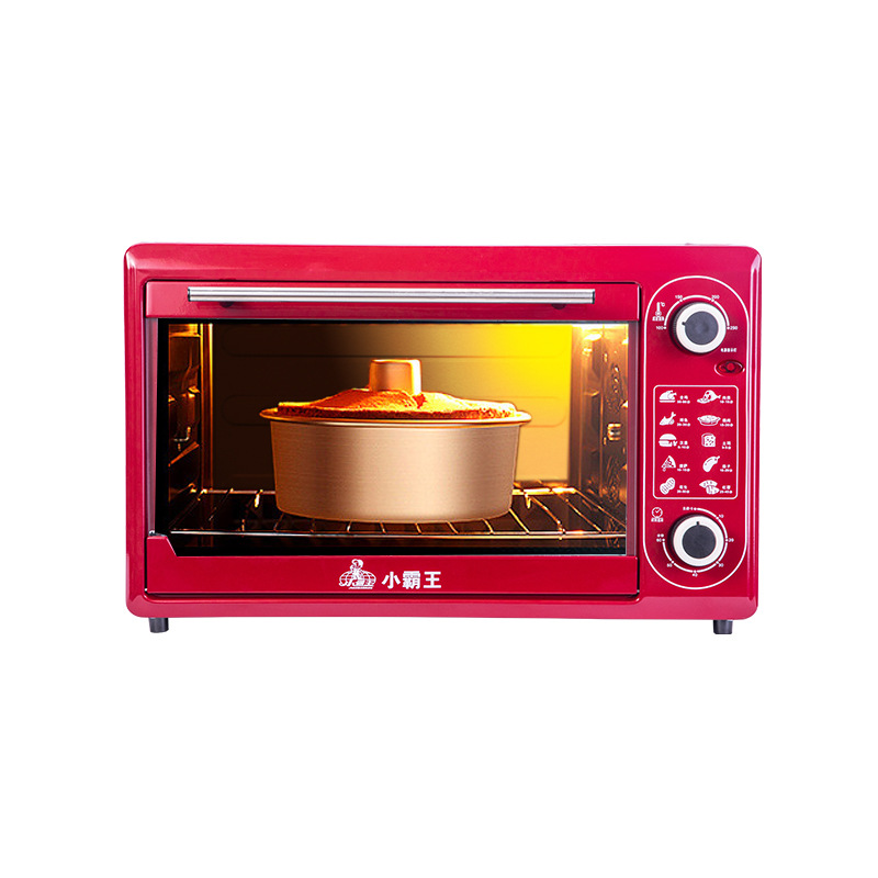 Factory 48L Little Overlord Electric Oven Timing Temperature Control Baking Cake Household 22L Gift Steaming Oven Red Hair