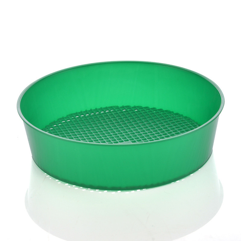 Soil sieve thickened plastic gardening soil sieve seedling tool mesh sieve planting filter particles Earth stone sand wholesale