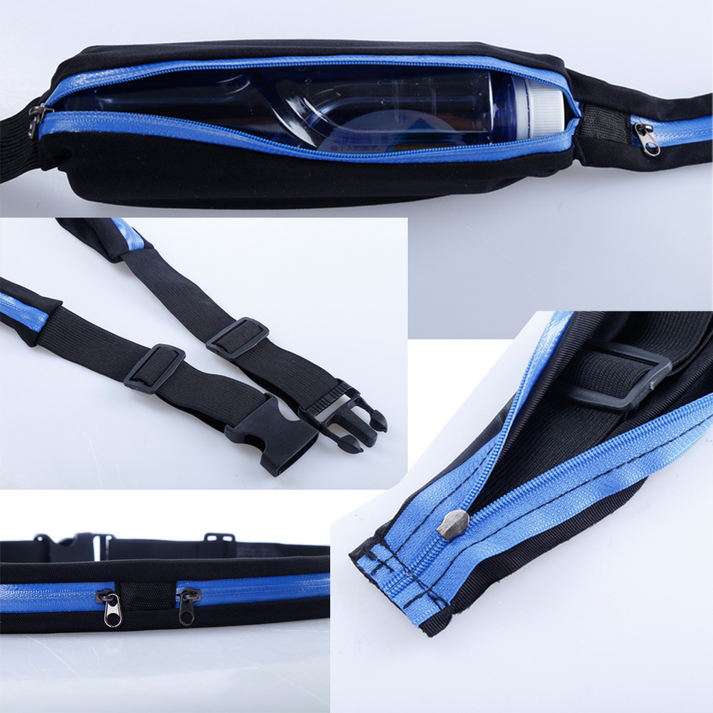 Elastic sports belt upgraded version reflective waterproof invisible waist bag multifunctional running sports waist bag gift wholesale
