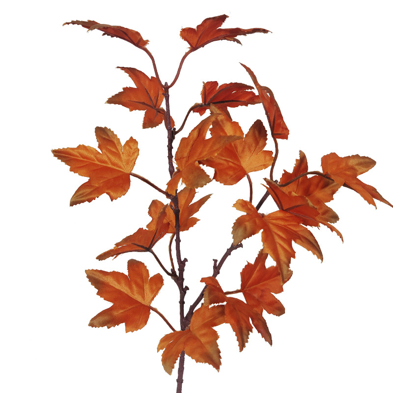 Artificial Autumn Maple Leaf flower arrangement accessories shopping mall Meichen home decoration harvest festival Thanksgiving simulation Maple Leaf