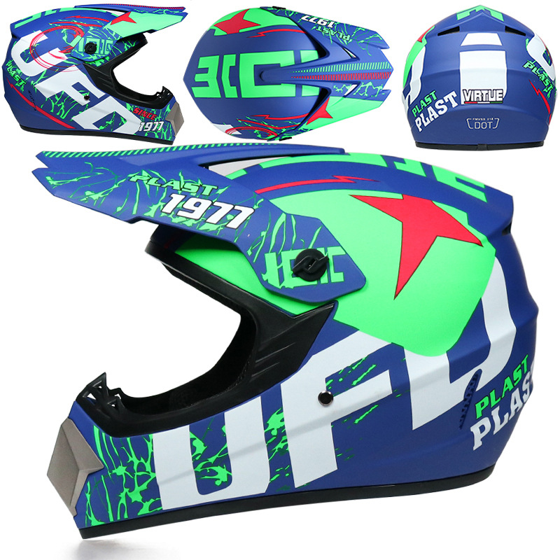 Cross-border generation four seasons motorcycle off-road helmet men's and women's electric car helmet mountain bike off-road helmet racing downhill pedal