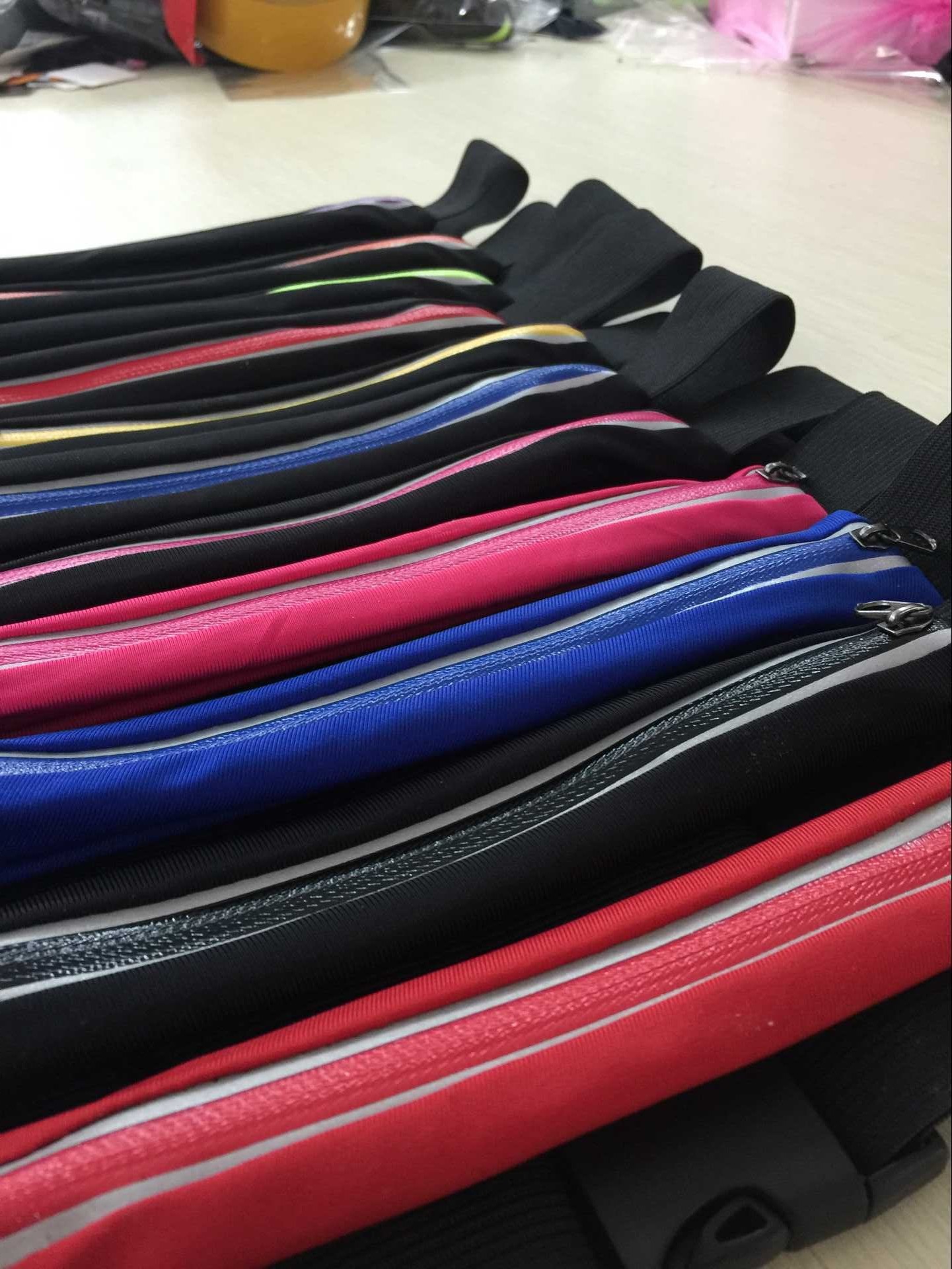 Elastic sports belt upgraded version reflective waterproof invisible waist bag multifunctional running sports waist bag gift wholesale