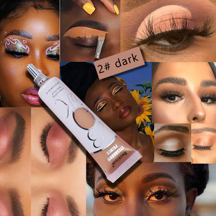 Cross-border European and American eye shadow base cream eye concealer base makeup white skin color purple eye shadow waterproof sweat-proof makeup