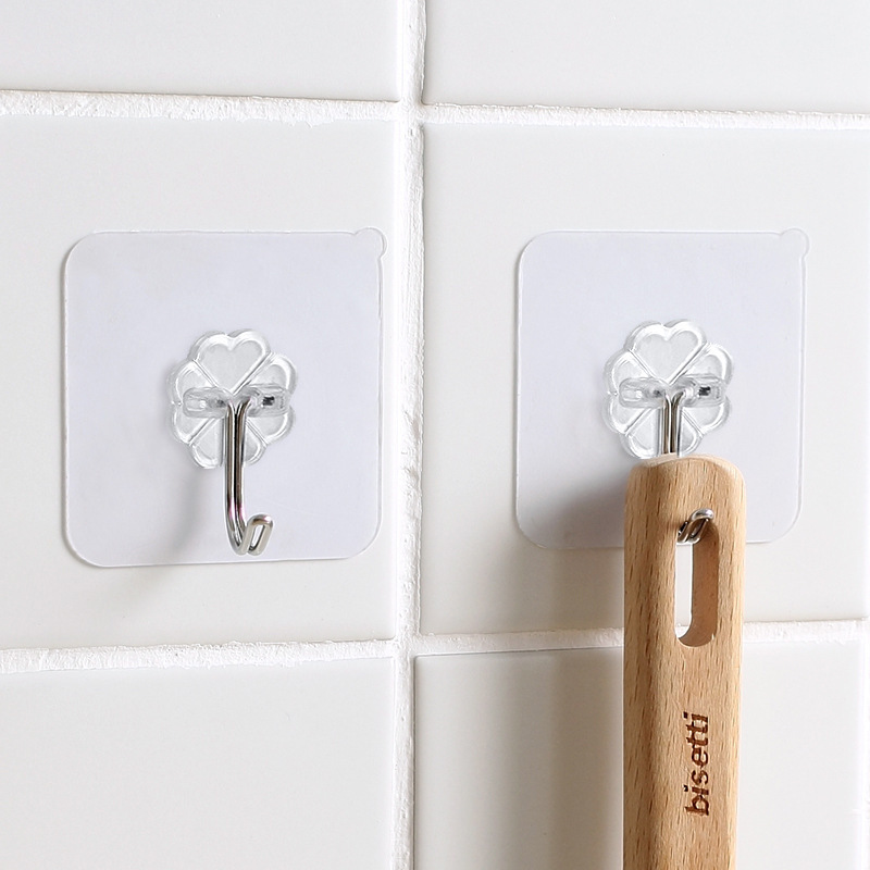 Low price Magic non-perforated storage strong seamless hook seamless sticky hook wholesale paste stainless steel hook wholesale