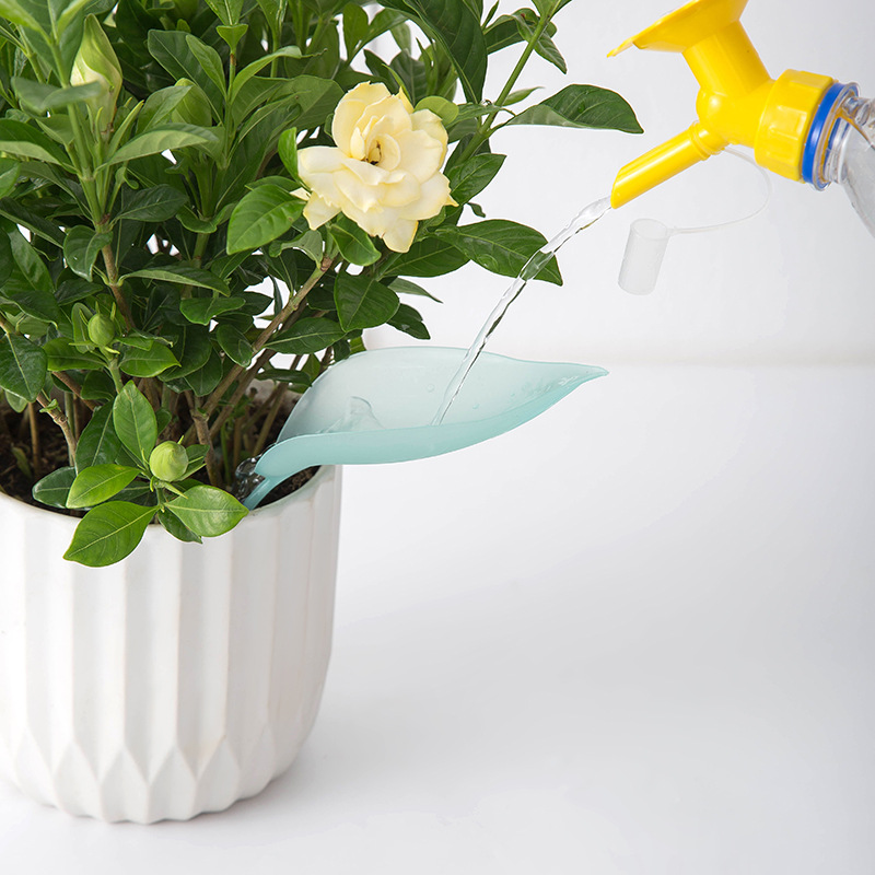 A2928 Creative Potted Tree Leaf Type Diversion Watering Funnel Plant Drainage Watering Device Watering Device