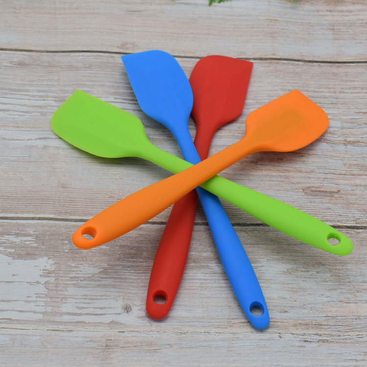 Large Small size integrated silicone scraper baking tool silicone scraper cream cake spatula baking spatula