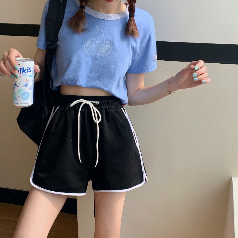 Sports Shorts Women's Summer Three-point Pants Loose All-match Outer Wear Home Casual Running Yoga Pants High Waist Hot Pants Trendy