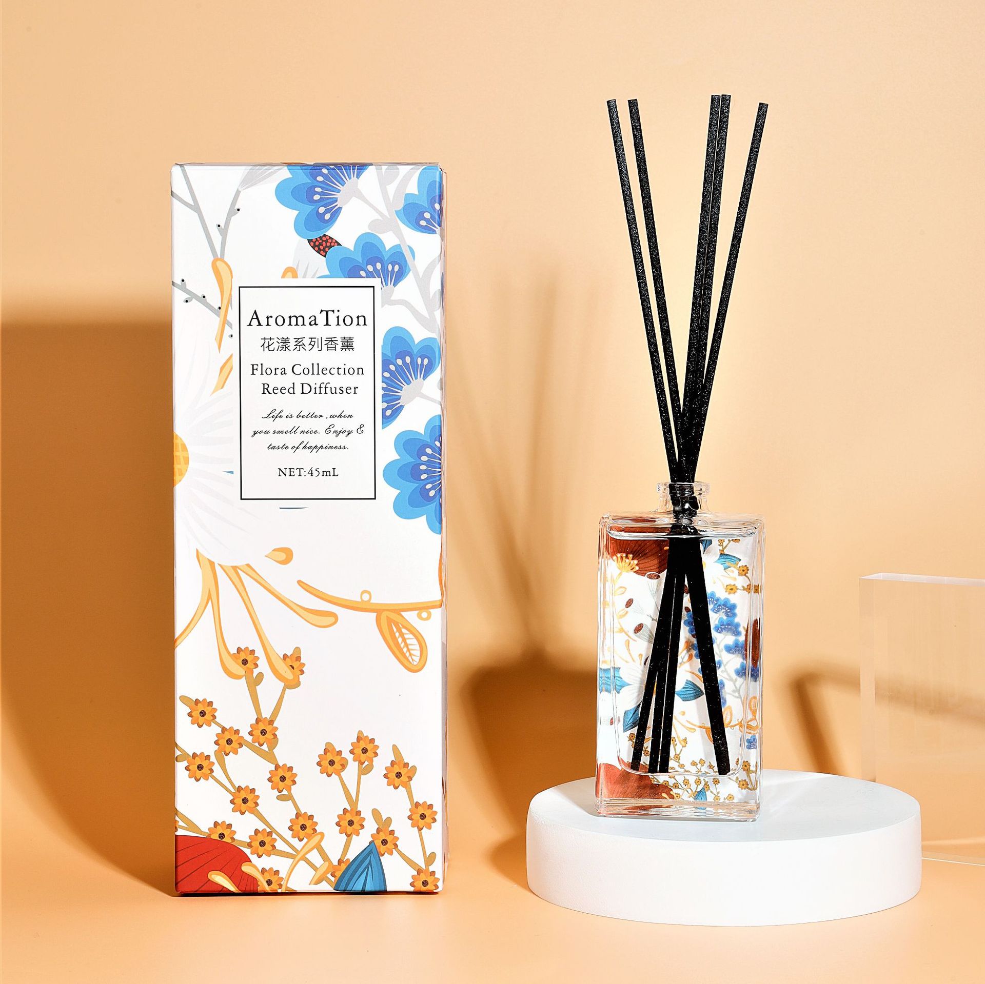 in stock Non-fire Aroma Diffuser Home Good Aromatherapy Ornaments Room Aroma Gift Box New Year Incense Gift