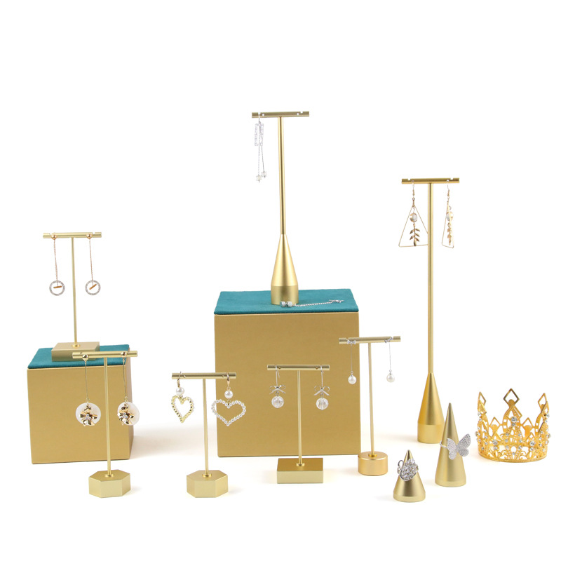 Factory Direct Creative Earring Rack Jewelry Rack Ring Rack Live Props Stall Jewelry Rack Metal Necklace Rack