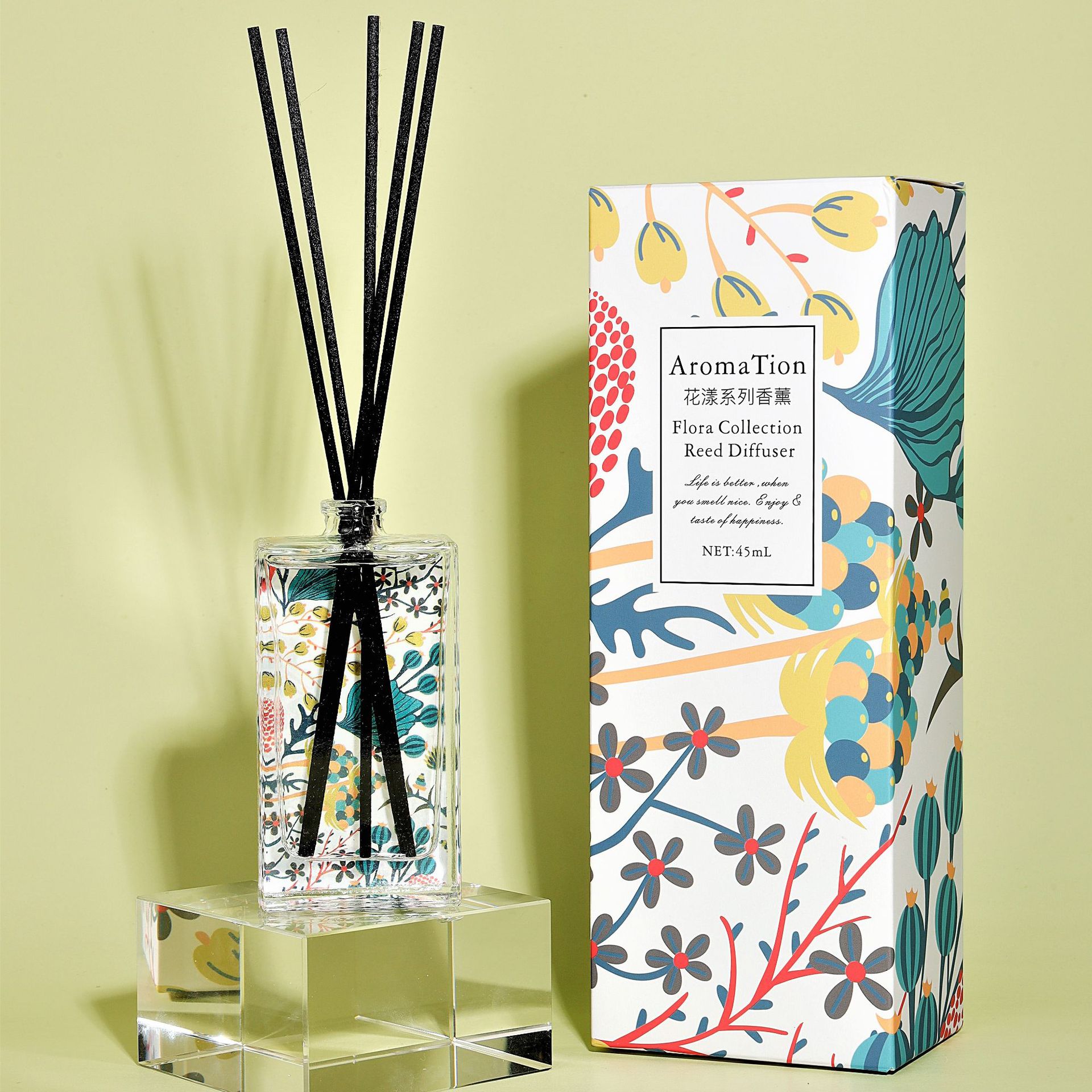 in stock Non-fire Aroma Diffuser Home Good Aromatherapy Ornaments Room Aroma Gift Box New Year Incense Gift