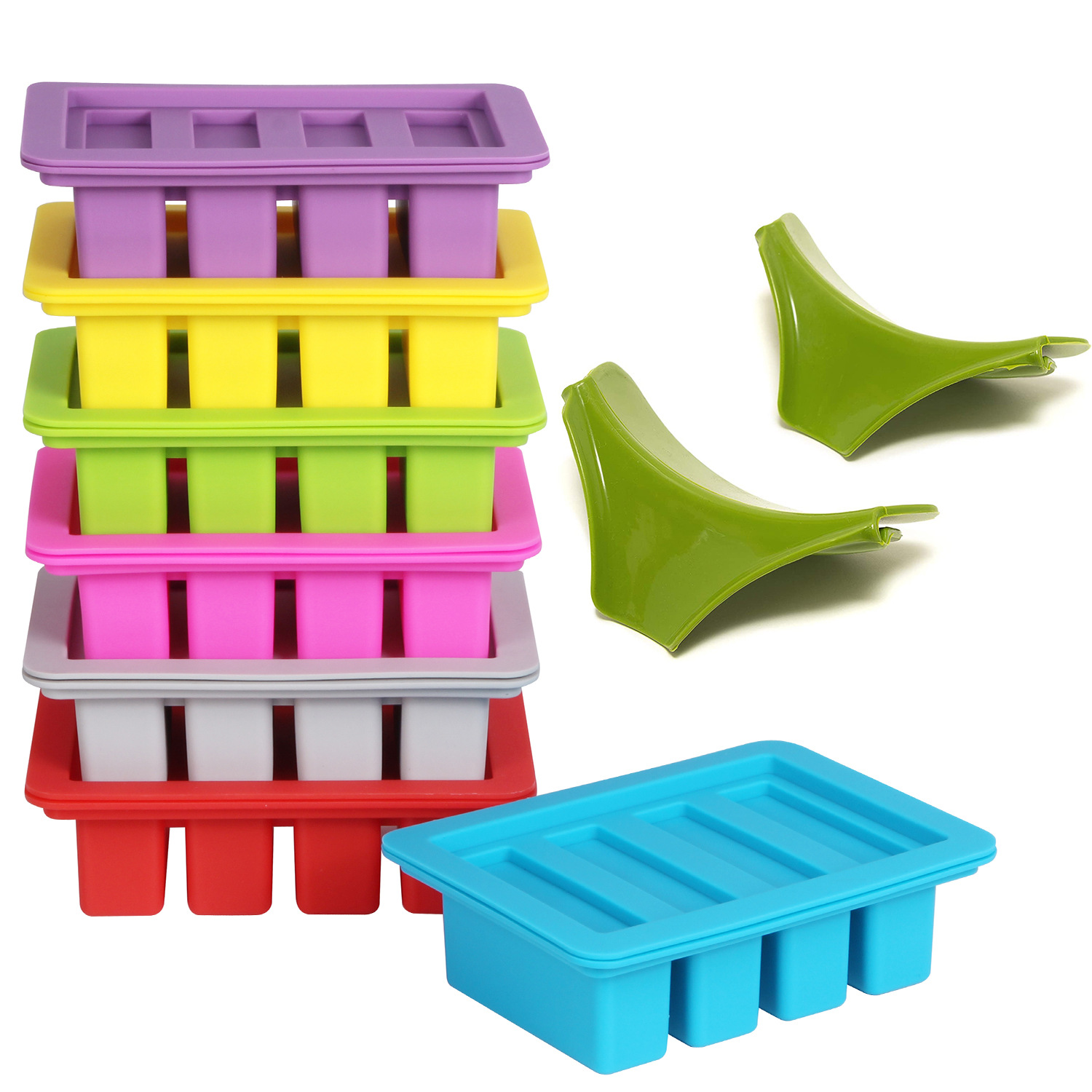 Silicone butter mold cross-border Amazon new silicone butter mold food grade silicone multi-use Ice Box Wholesale