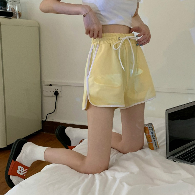 Sports Shorts Women's Summer Three-point Pants Loose All-match Outer Wear Home Casual Running Yoga Pants High Waist Hot Pants Trendy