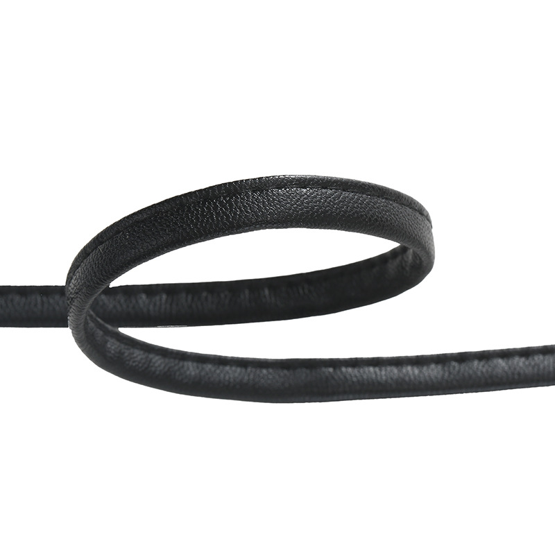8mm car line leather rope leather car sewing leather rope 8mm belt in stock wholesale