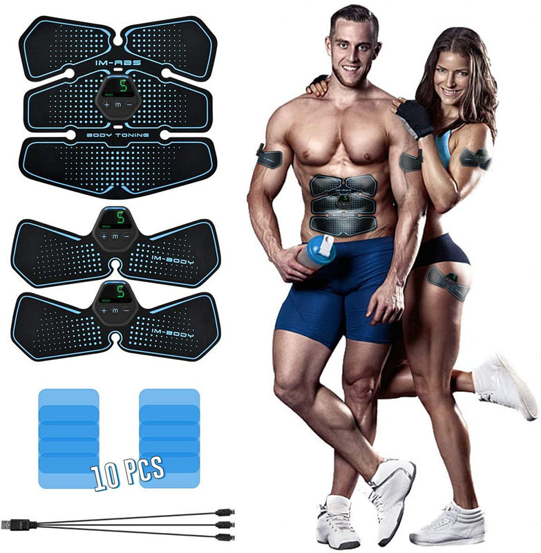 Abdominal tummy tuck muscle exercise training equipment ABS fitness equipment stool fitness equipment EMS abdominal stickers