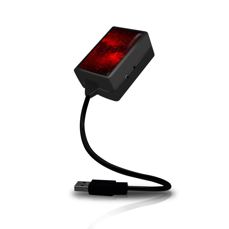 Автомобильная Атмосфера свет автомобиль USB звездный свет Автомобильный Звездный проекционный свет украшение дома свет Музыка Ритм свет