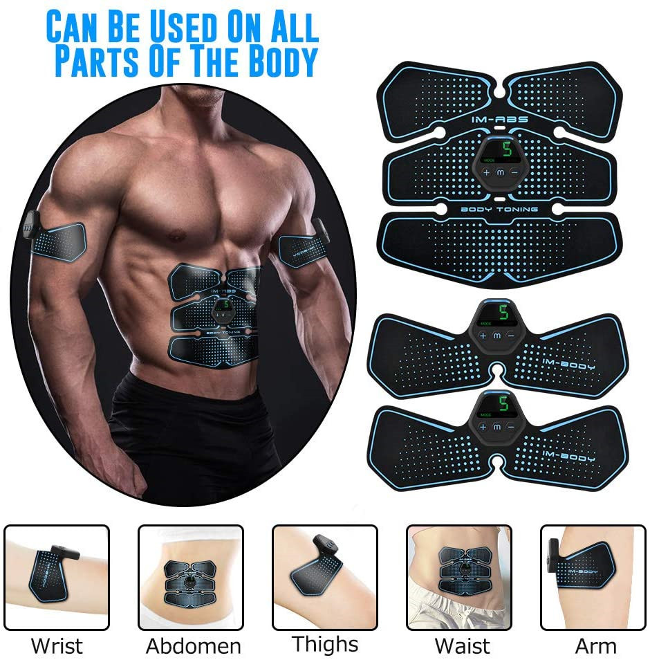 Abdominal tummy tuck muscle exercise training equipment ABS fitness equipment stool fitness equipment EMS abdominal stickers