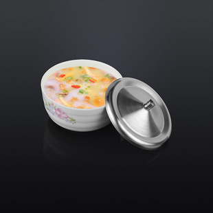 haodex stainless steel cup lid fresh-keeping cover functional cover dustproof insulation cover